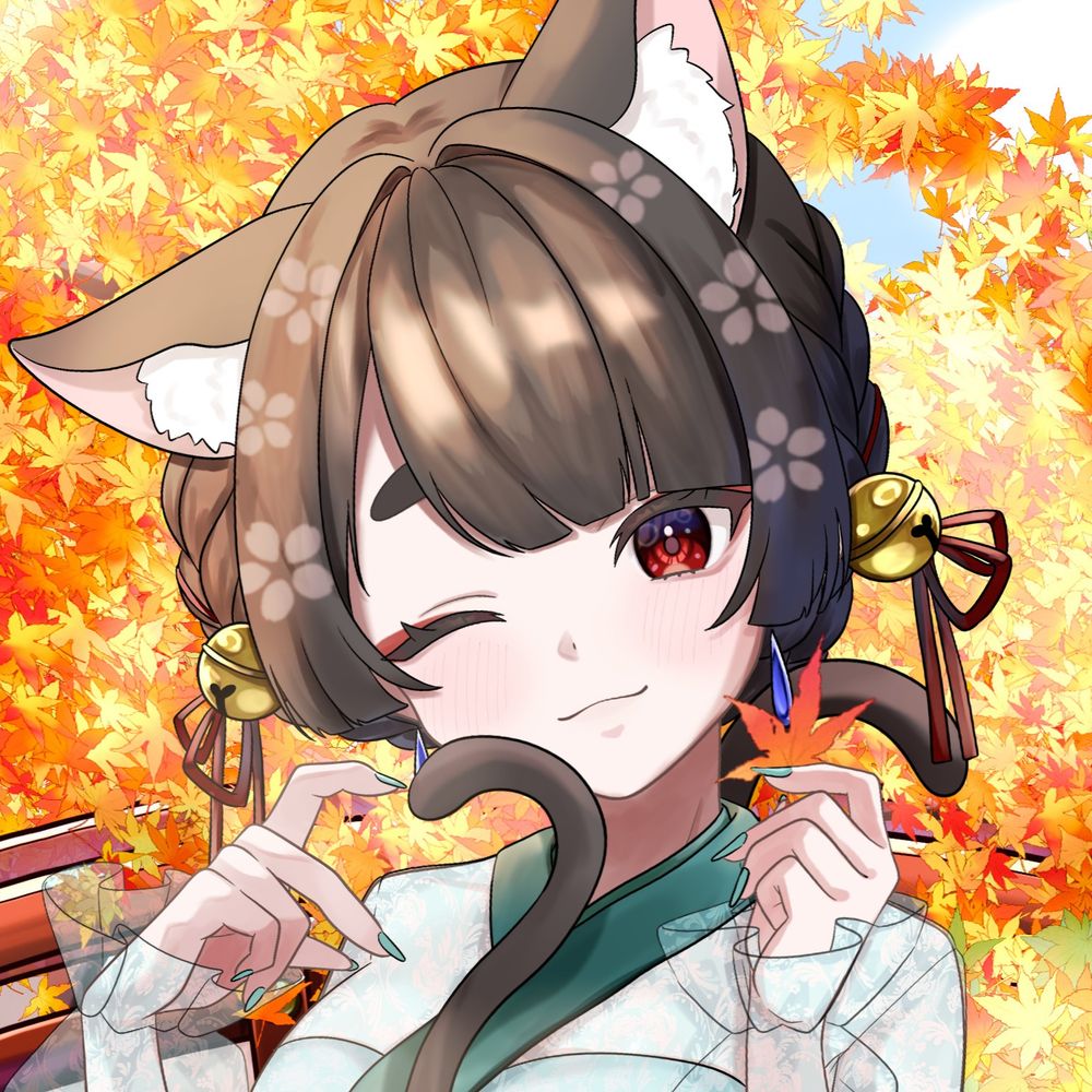 七篠ねむ🐈‍⬛🌸はんなり猫又VTuber