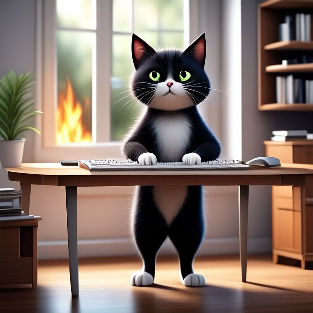 Standing Cat