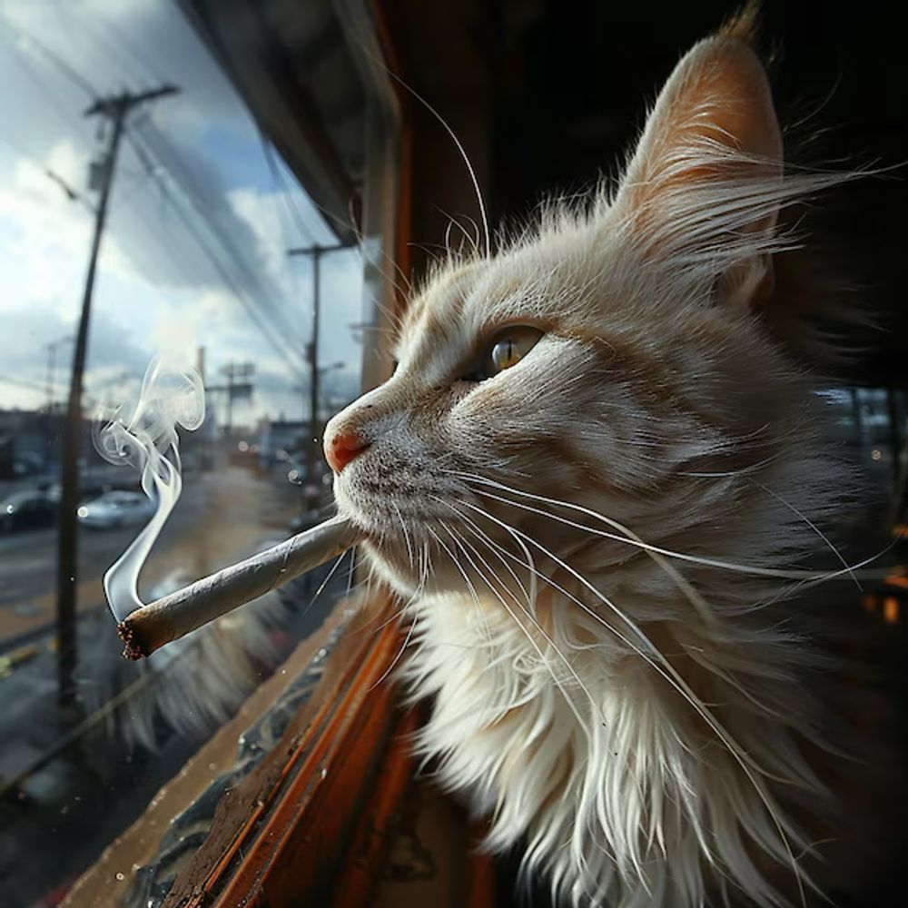 Cat: "I will quit smoking"