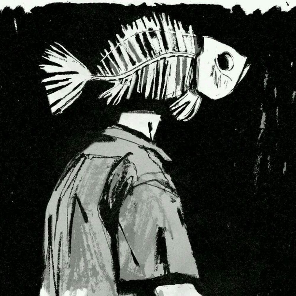 a dead fish