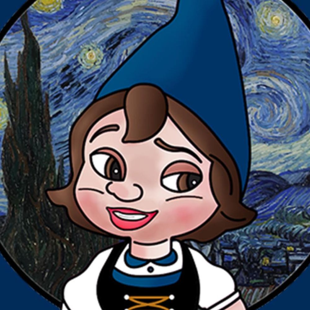 Gnomie Hostess Starry Night Elf