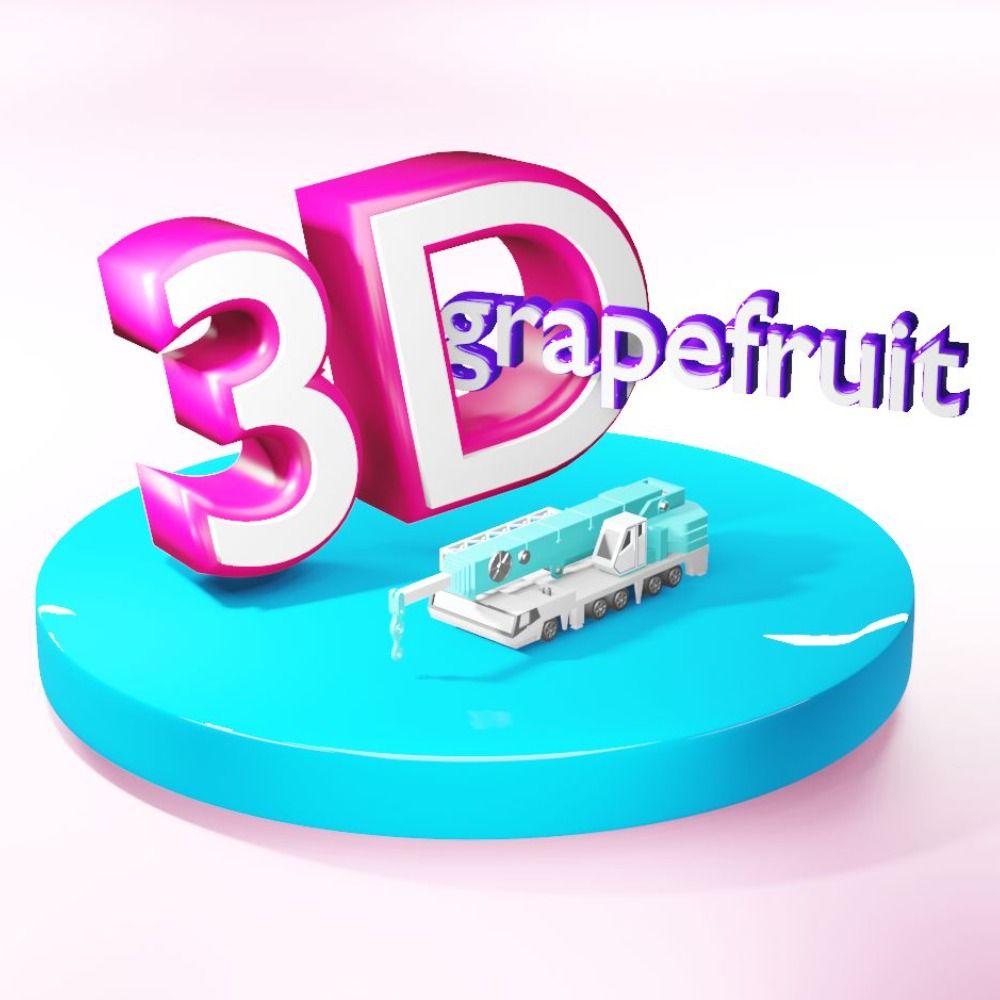 3D grapefruit｜CAD出身３Ｄモデラ―