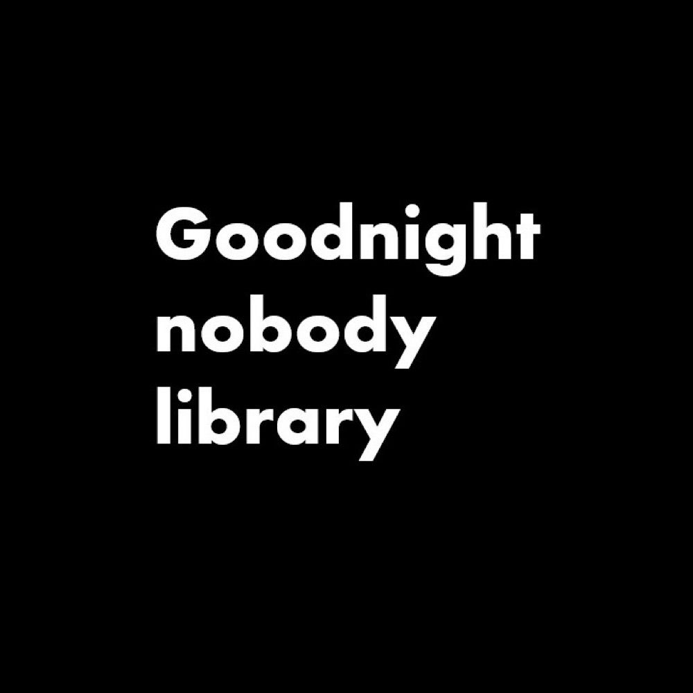 Goodnight Nobody Library