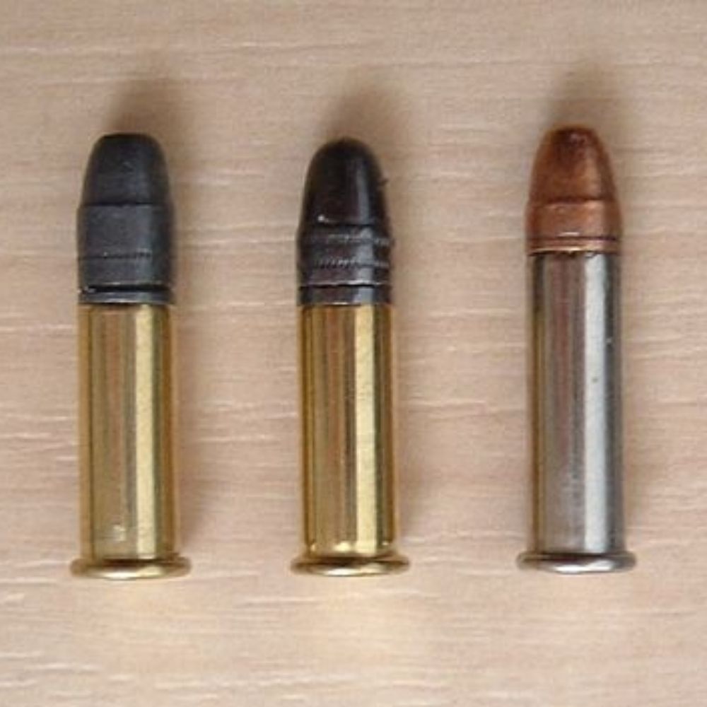 Three .22lr bullets