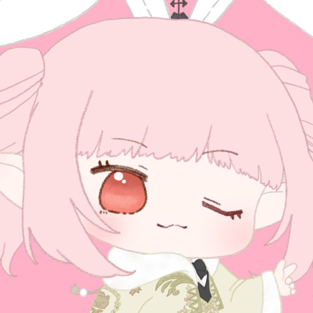 桃色うさぎ