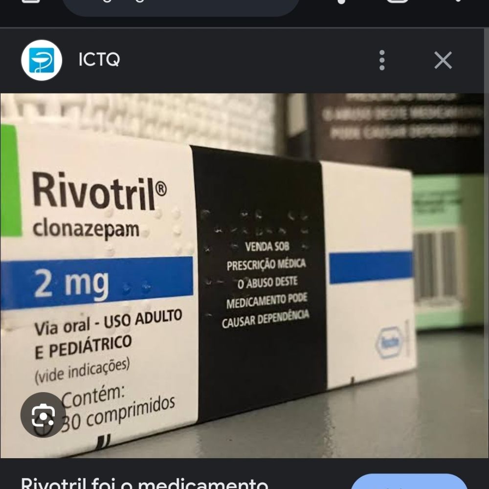 Rivotril com Coca-Cola