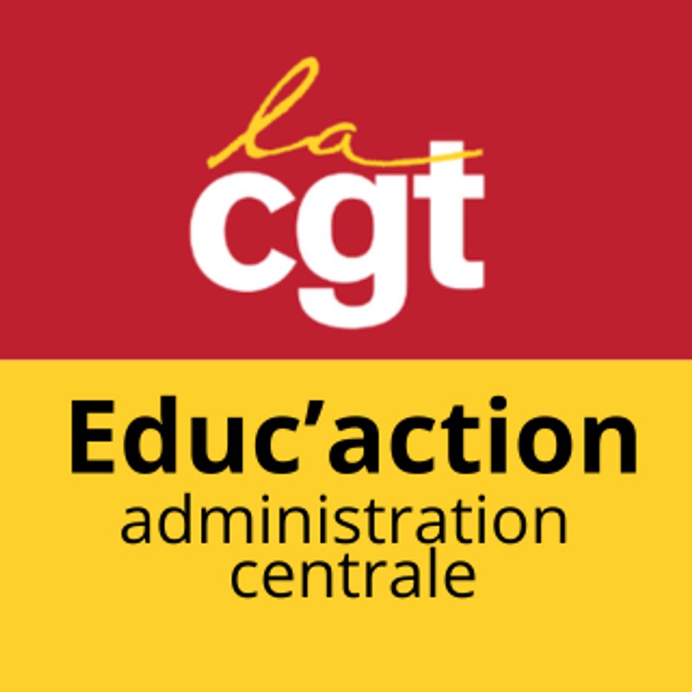 CGT Educ administration centrale