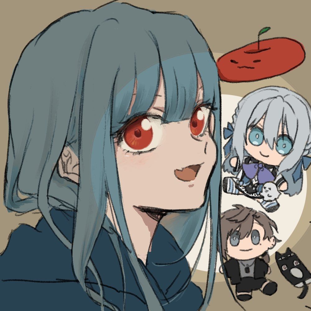 リンゴ@豆大福