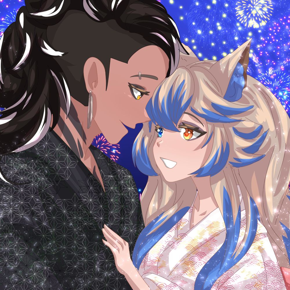 🔞KaraNightt  🖤Fox/Cat Hybrid Yokai Vtuber 🖤≽^-⩊-^≼