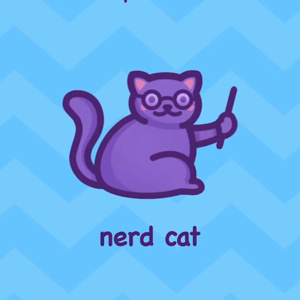 The Nerdy Blue Cat
