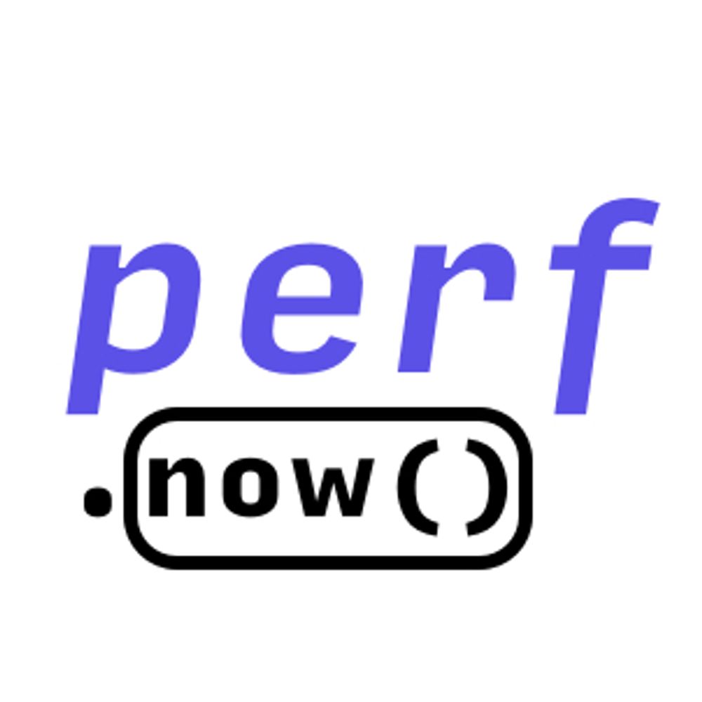 performance.now() conference