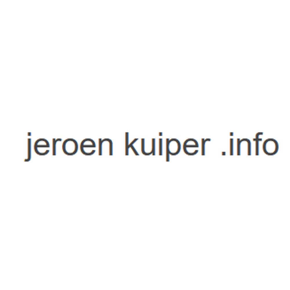 jeroen kuiper .info
