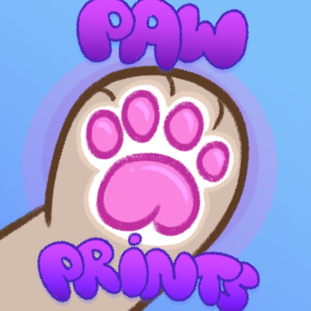 Paw Prints Stickers