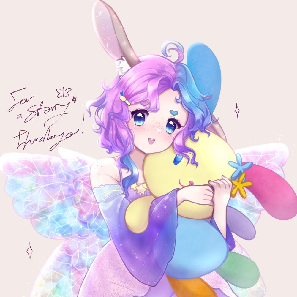 Starry 🩷🌌🩵 Ethereal Bunny Demi-girl