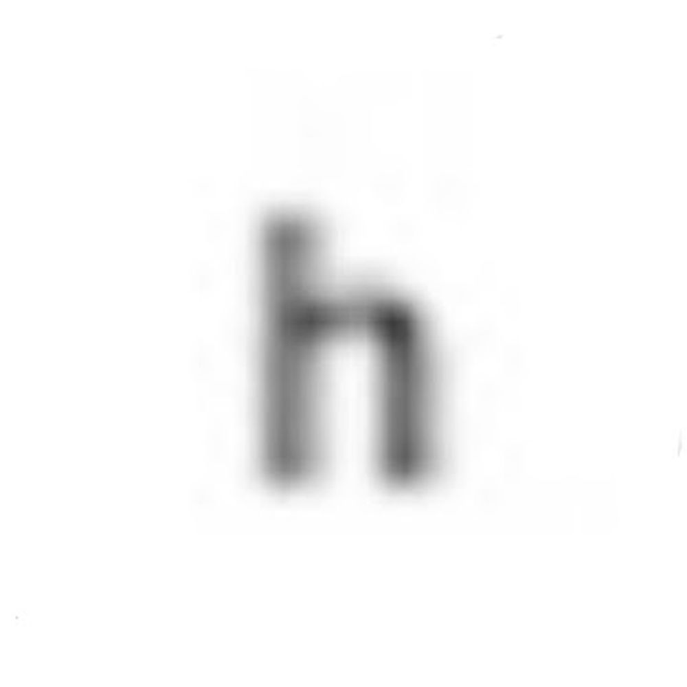 the letter h