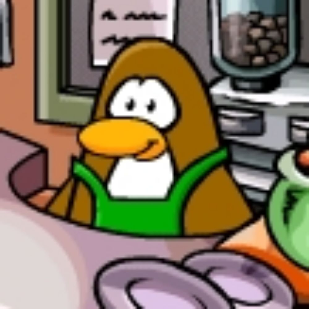 Coffee Shop Penguin