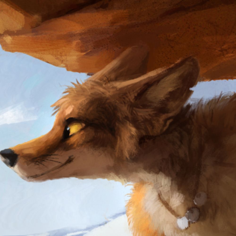 Tired Urban Coyote