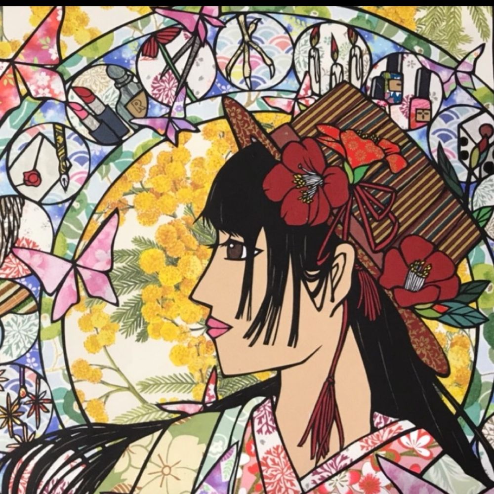 切り絵作家 梨々