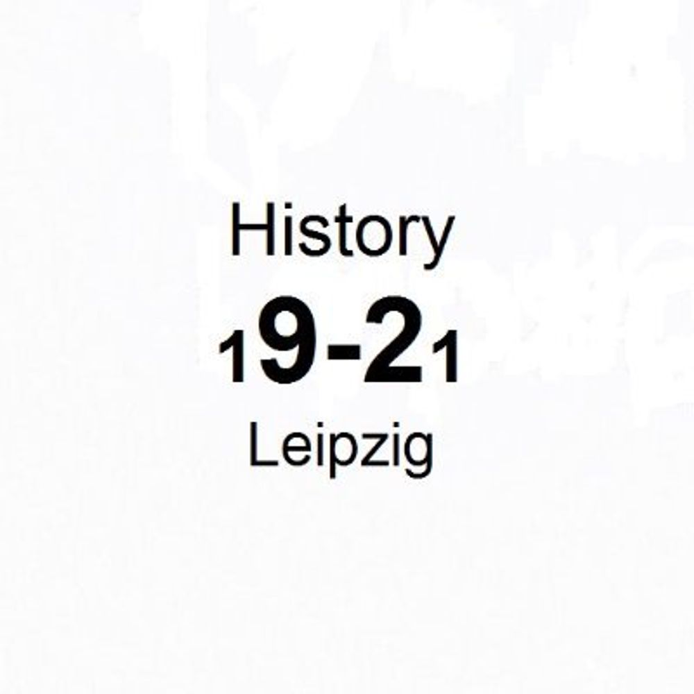 Lehrstuhl für Geschichte des 19.-21. Jhds. Leipzig
