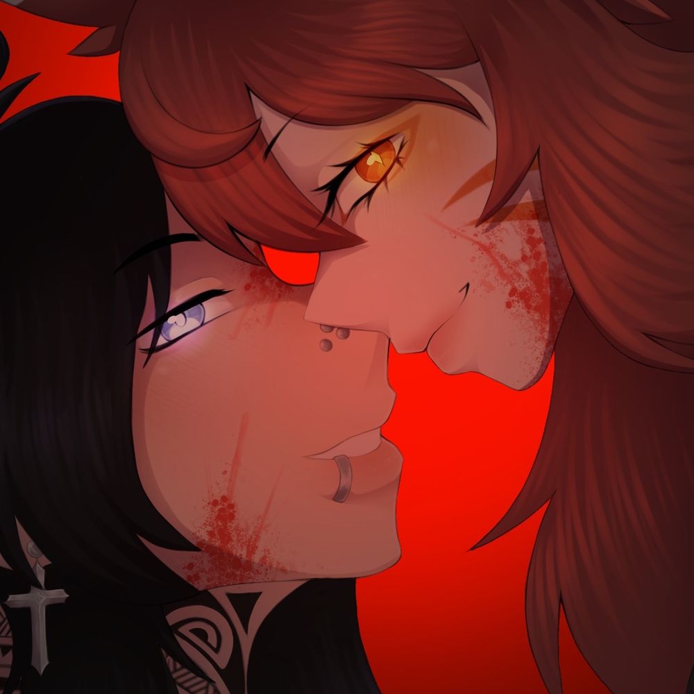 Ina🦊🔥 and "Shadow"🖤⛓️