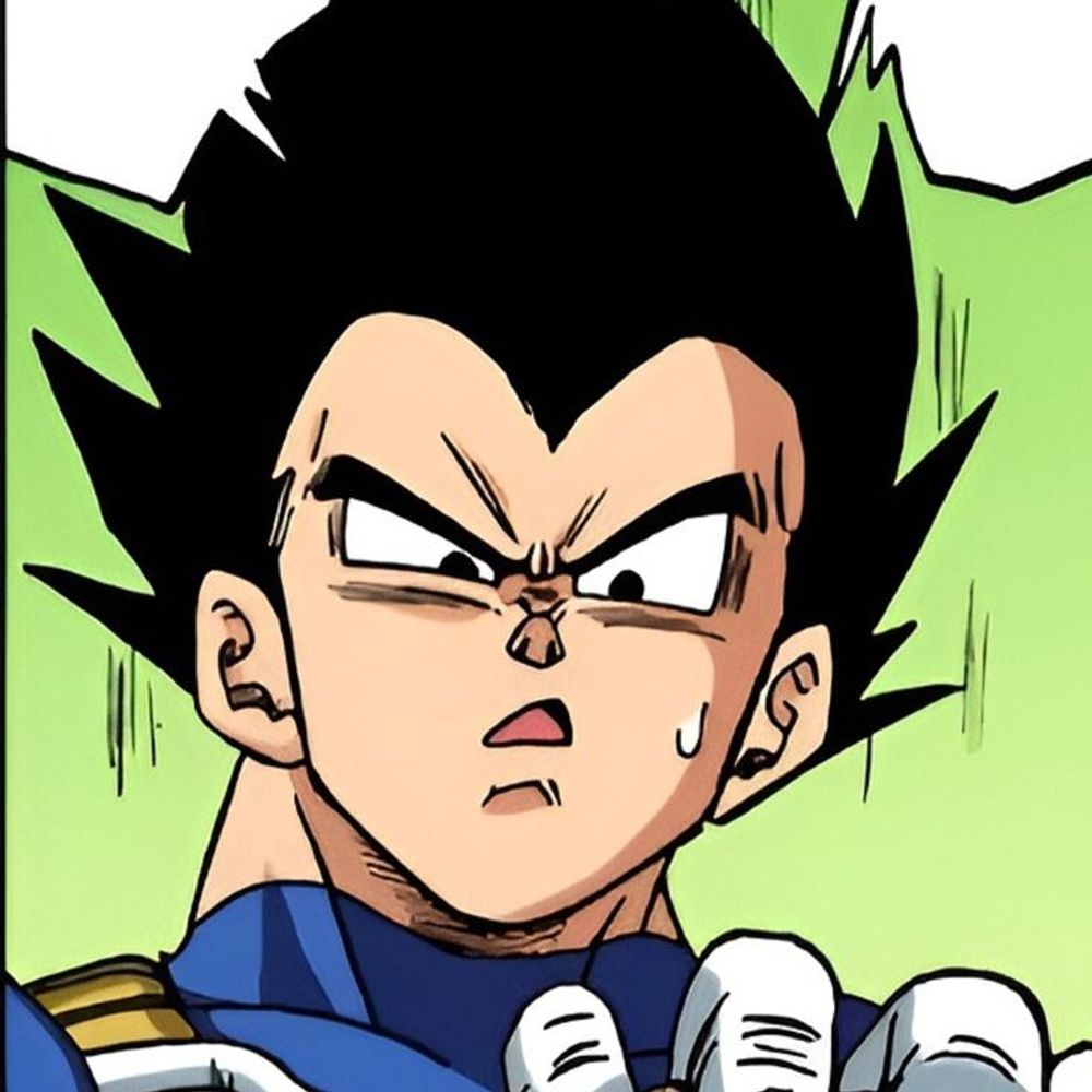 Vegeta in a Trench coat (Sly Gator)