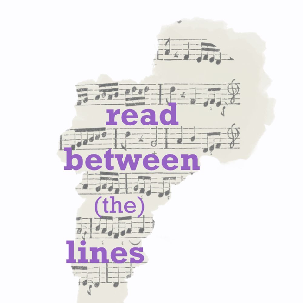 read between (the) lines