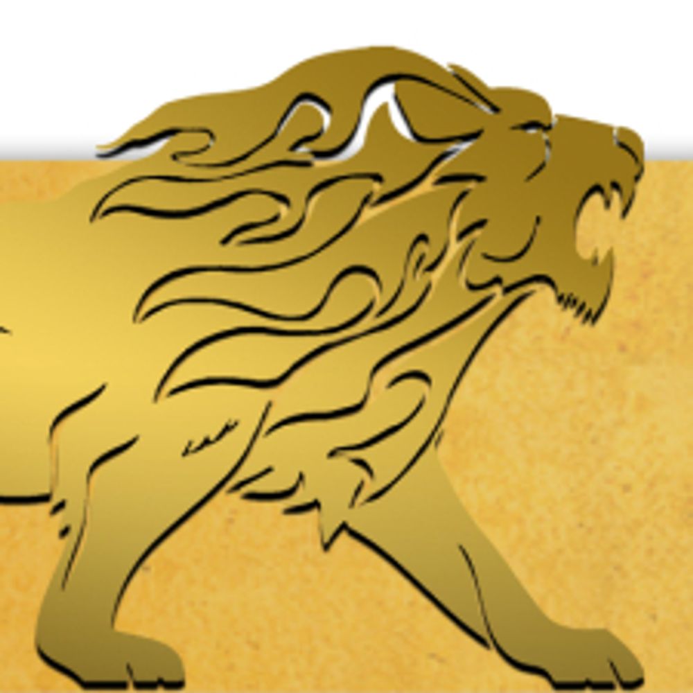 Golden Lion Papercraft