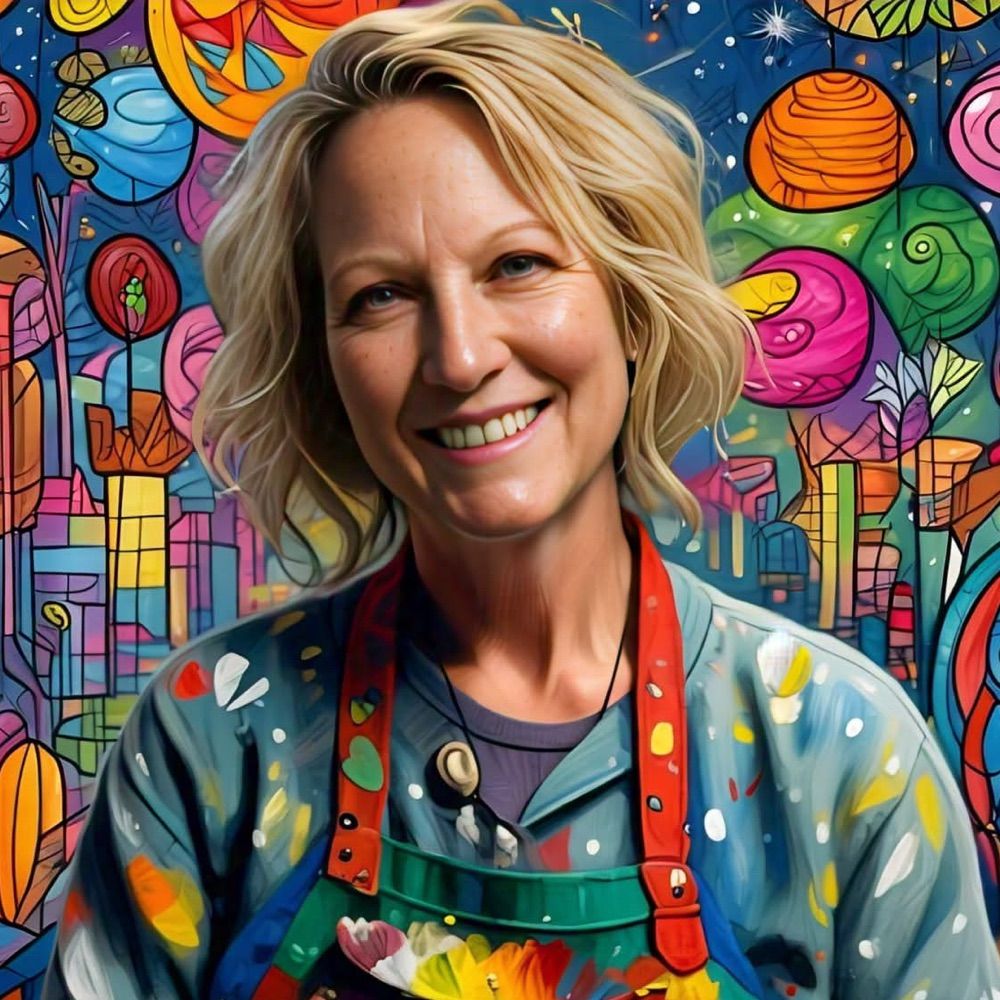 Wendy Klinke, the Paint Party Lady