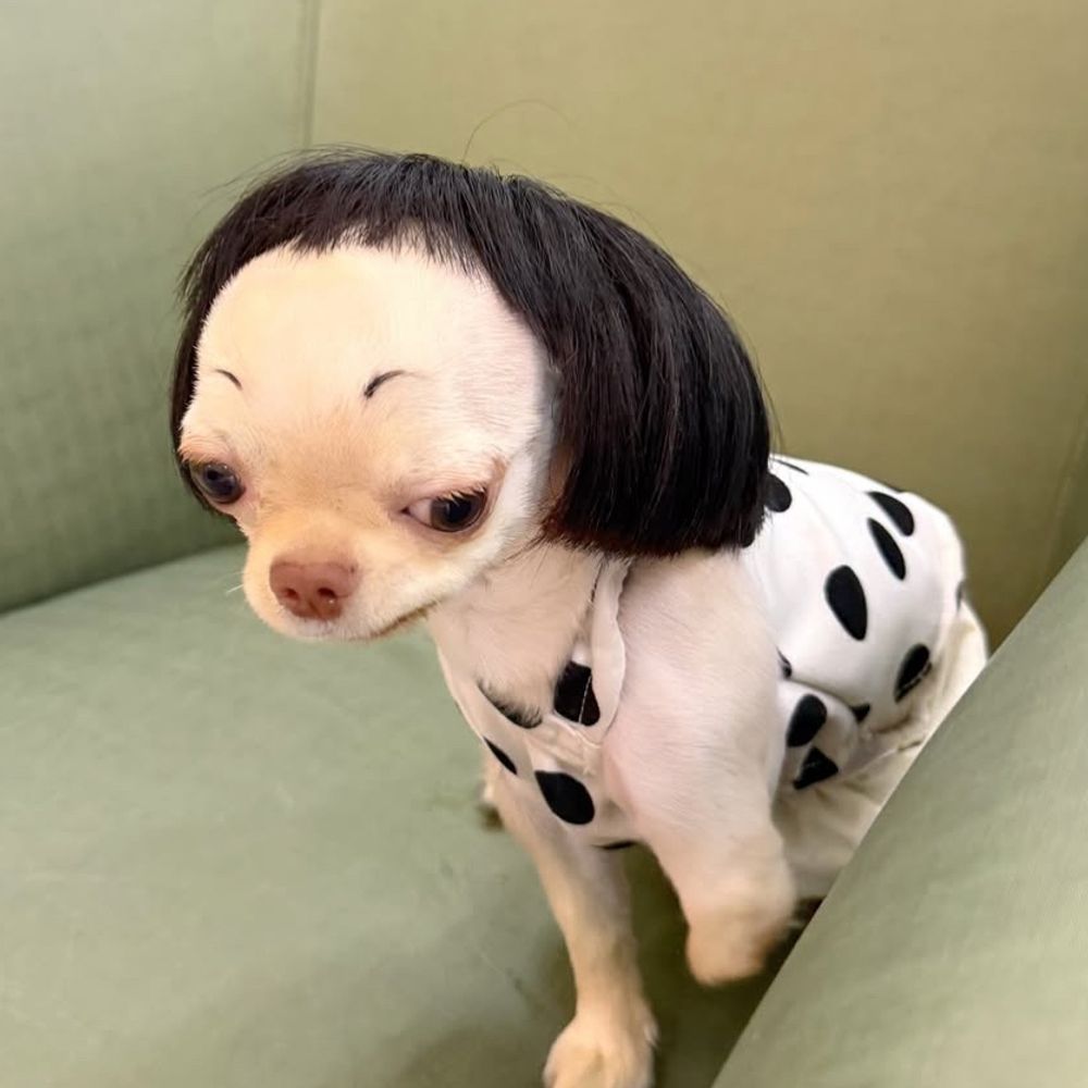 chihuahua de franja vegana