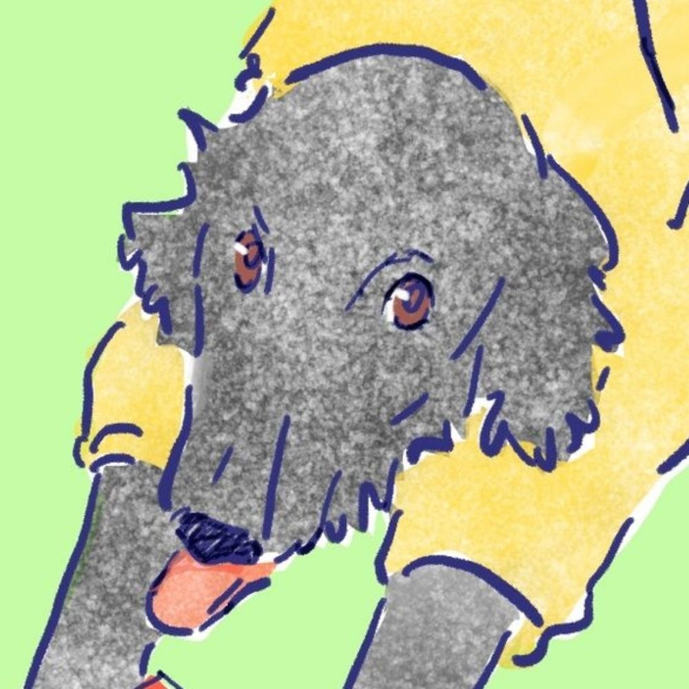 らくがきするワン