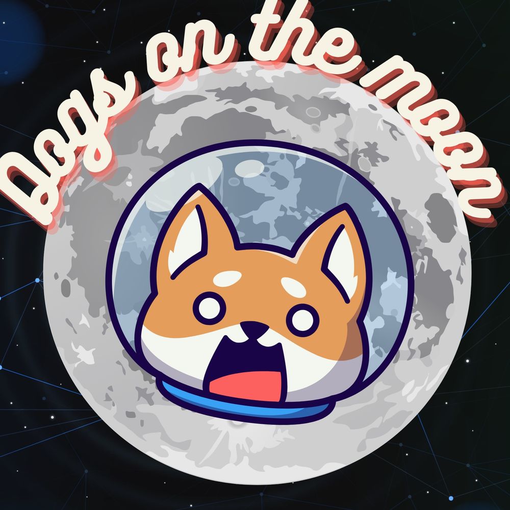 Dogs on the moon💜🌙