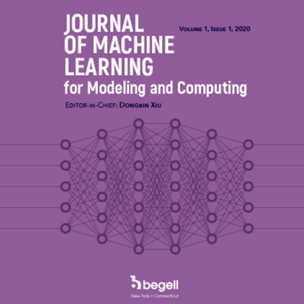 Journal of Machine Learning for Modeling and Computing