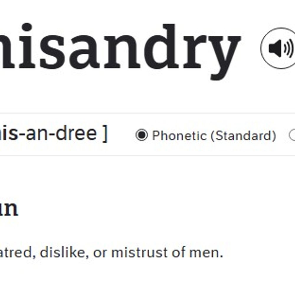 Misandry Examples