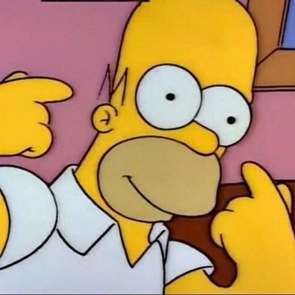 Homero simpson es flaco en comparacion al gordo dan