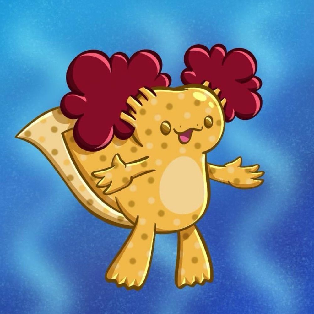 Toothy the Axolotl