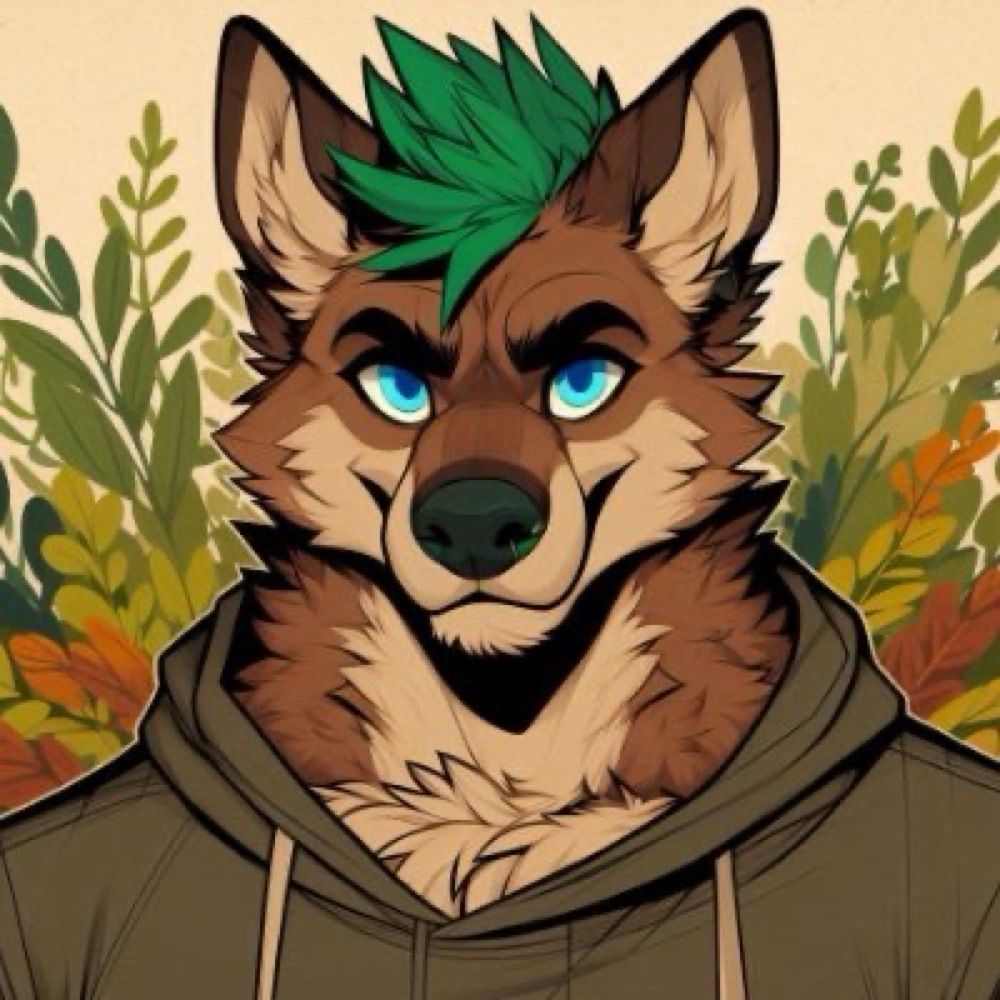 🌺🪻🐺Garden Wolf in Autumn