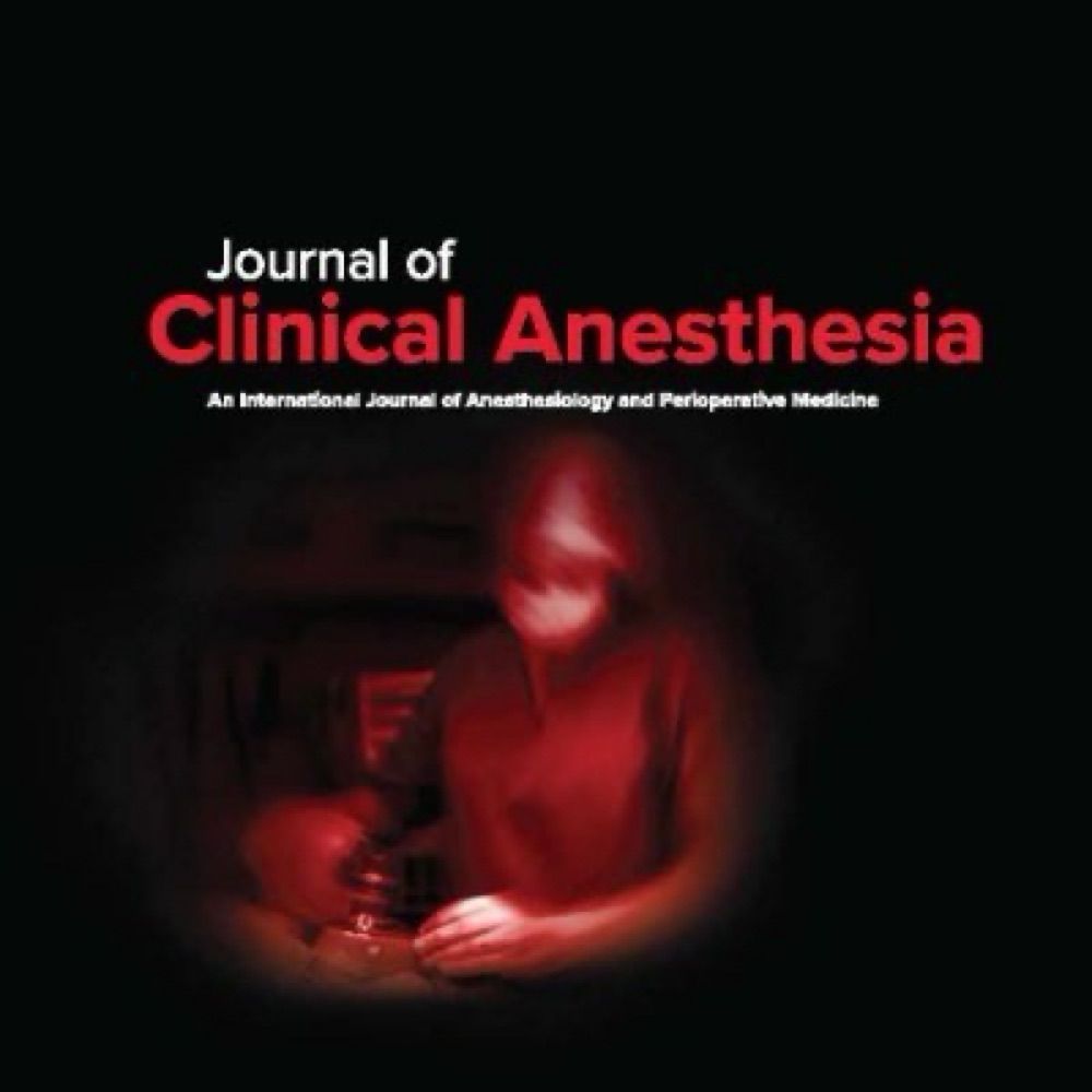 Journal of Clinical Anesthesia