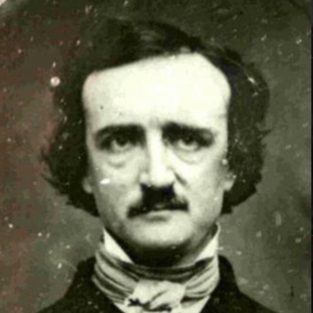 the disembodied head of Edgar Allen Poe
