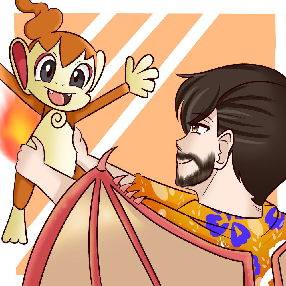 Cassius "Cass" Conrad | Half dragon pngtuber