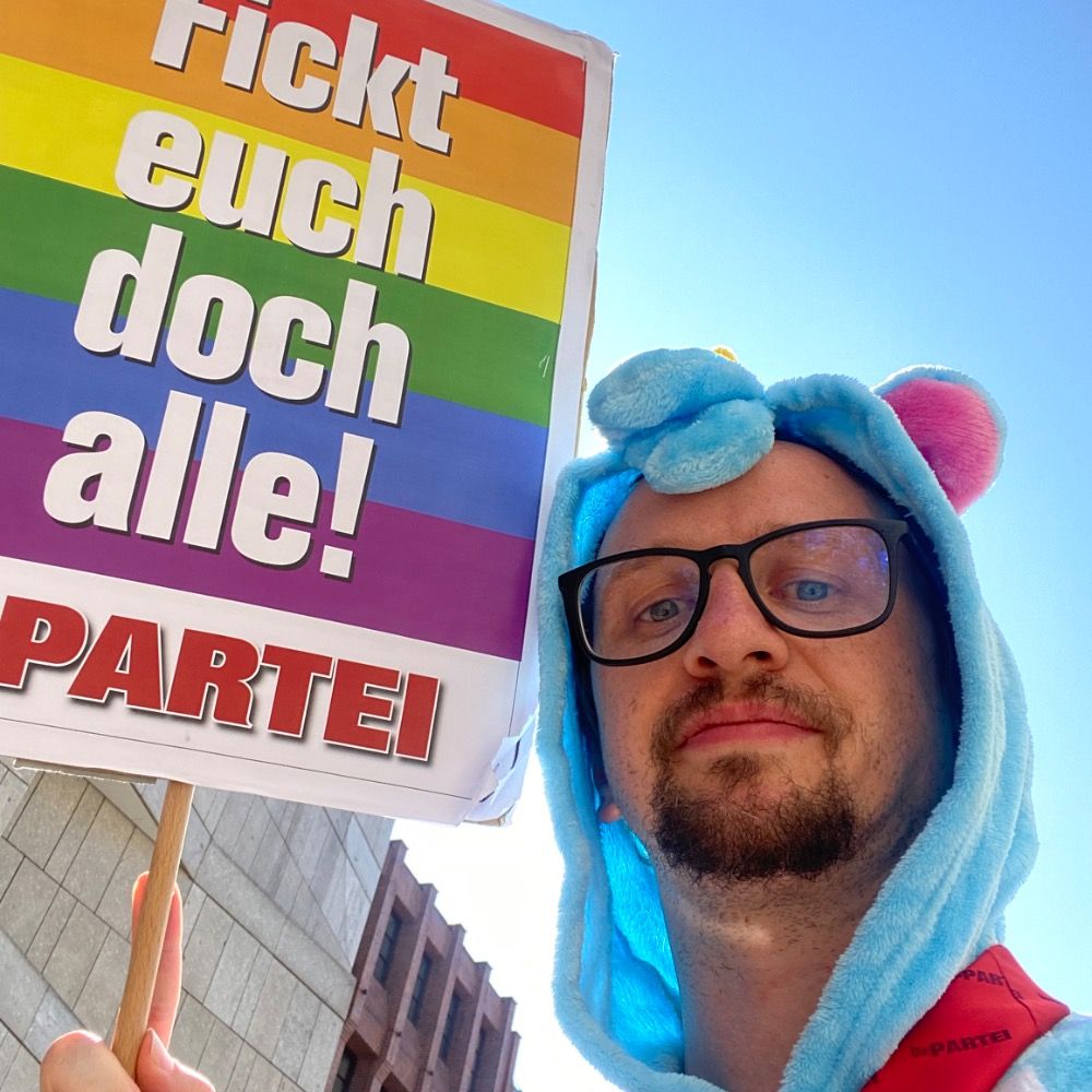 Roy - Landtagskandidat für Die PARTEI Bayern