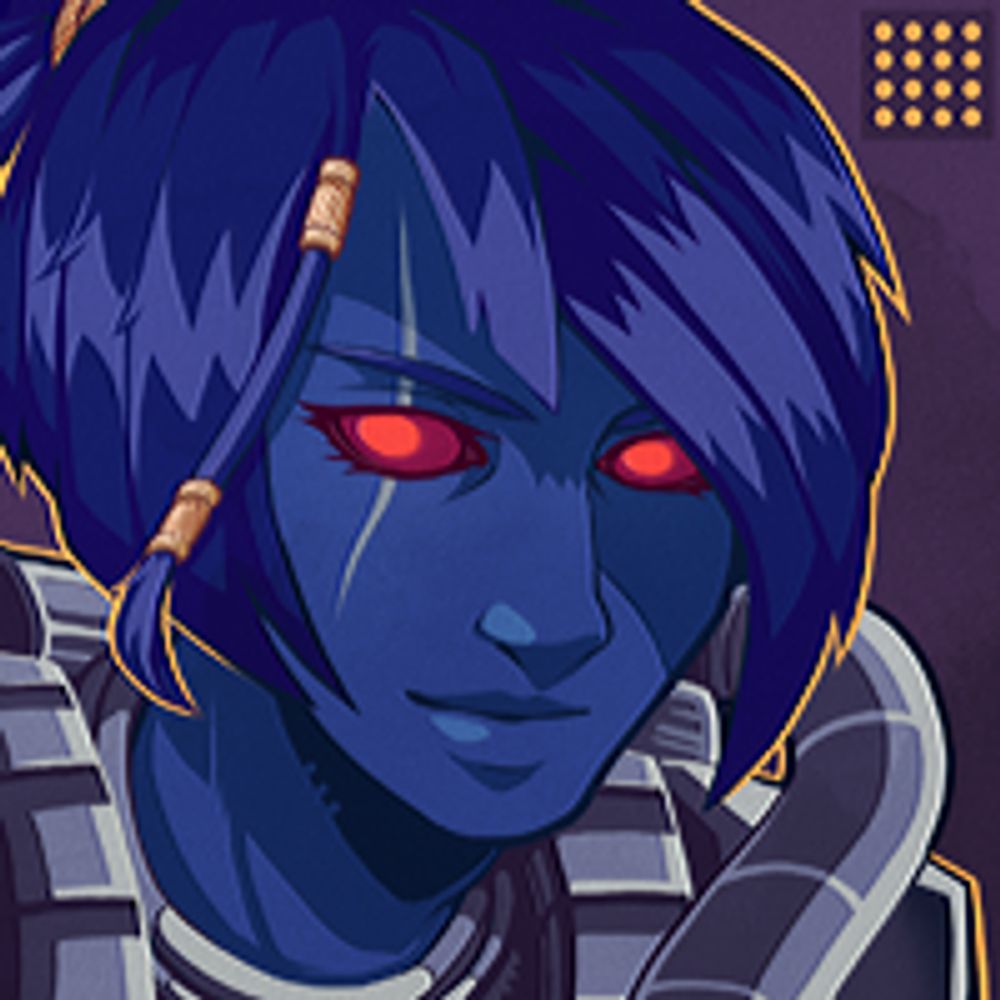 Some blue lady (AKA Kjara)