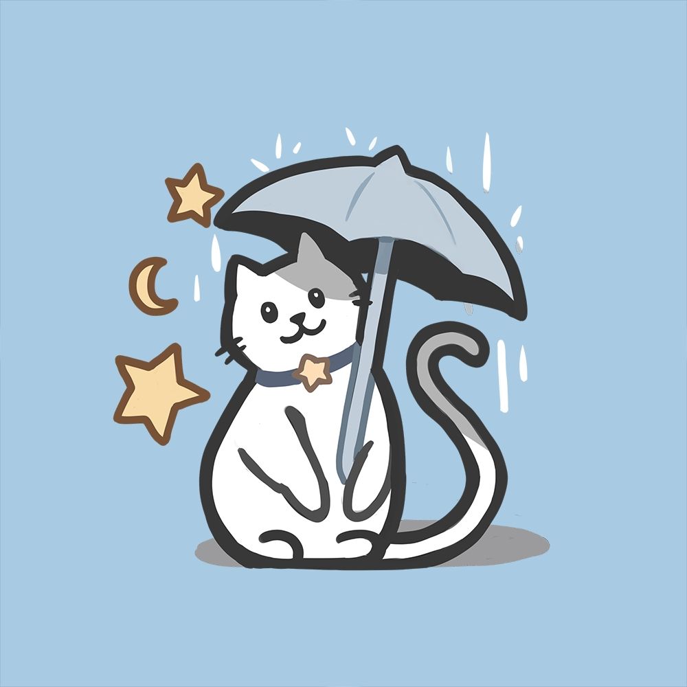 Cat + Icathia + Rain