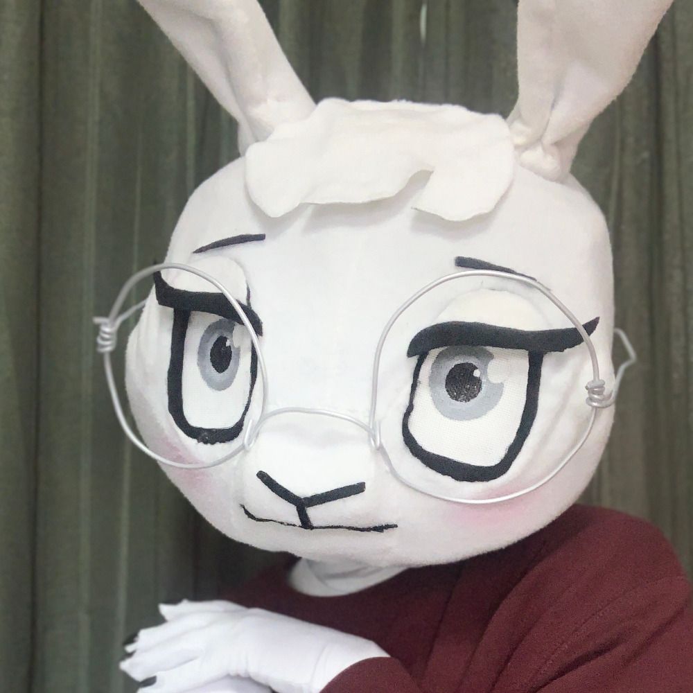 Luella the white bunny