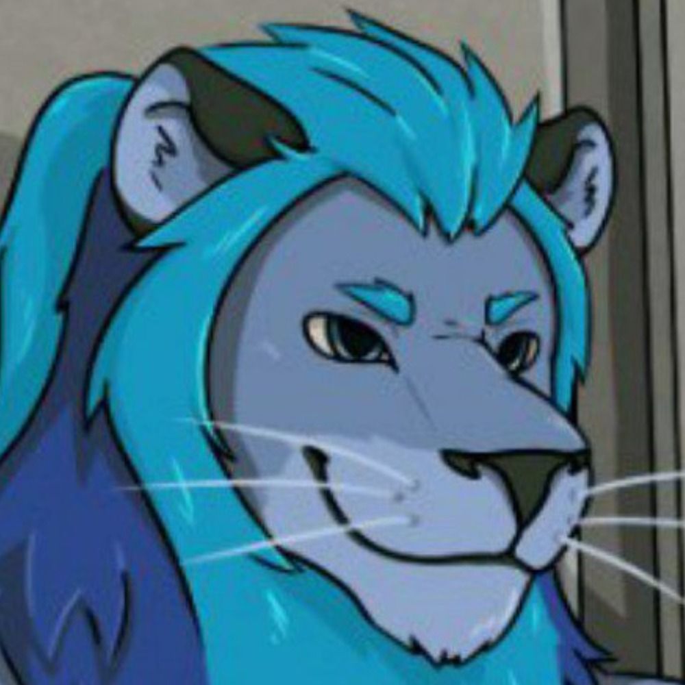Crys The Blue Lion