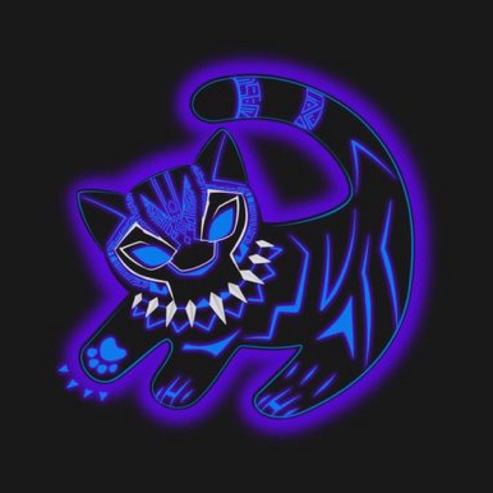 Violet Panther 💜💙🖤💜💙🖤