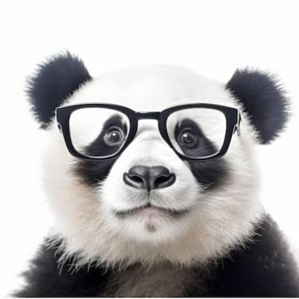 Urso de óculos bi