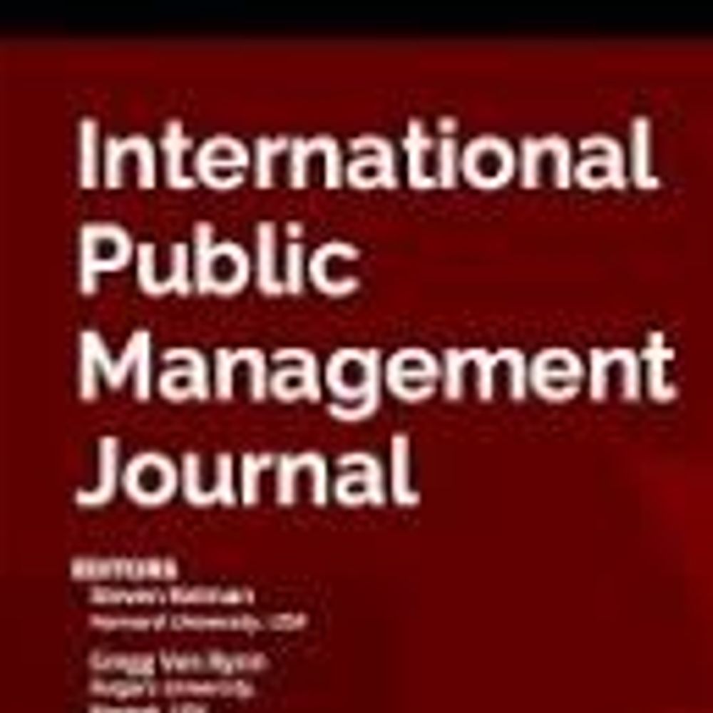 International Public Management Journal (IPMJ)