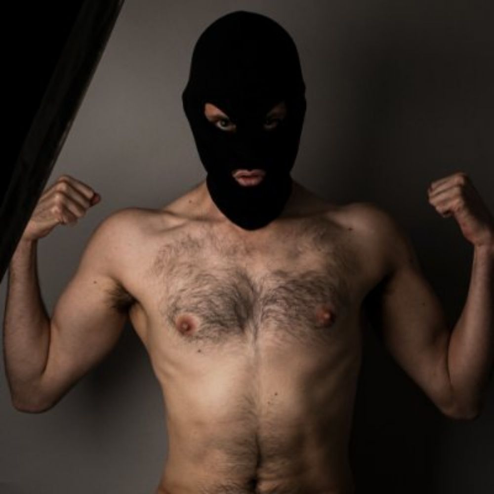 The masked boy