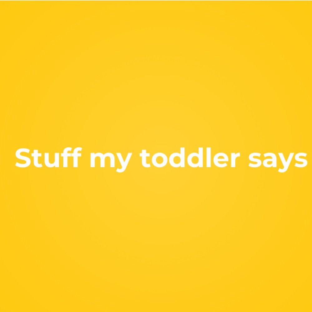 Stuff My Toddler Says