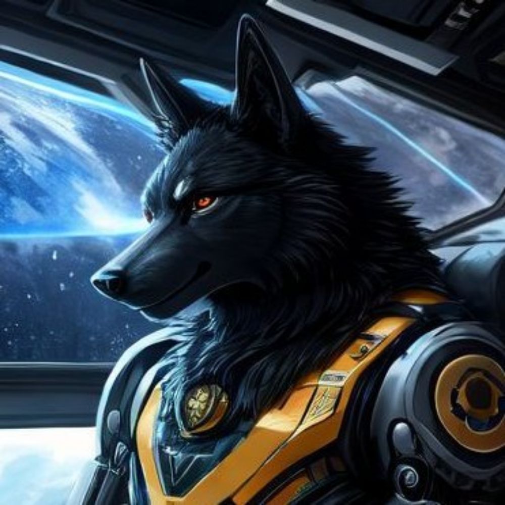 Commander Kael - Vtuber - Dark Wolf - TechnoRanger
